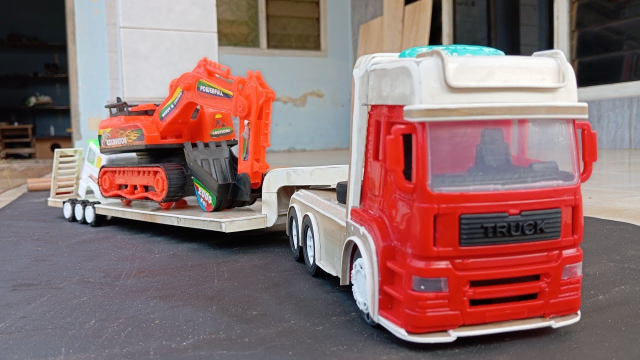 modifikasi truk mainan menjadi truk trailer