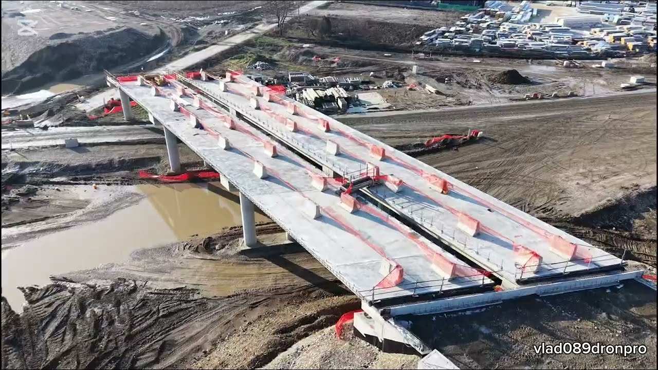 Preljina - mesto spajanja autoputeva Miloš Veliki i moravski koridor - dron snimak 