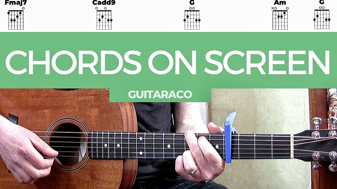 Be Kind - Marshmello, Halsey Guitar Lesson Tutorial with Chords on Screen