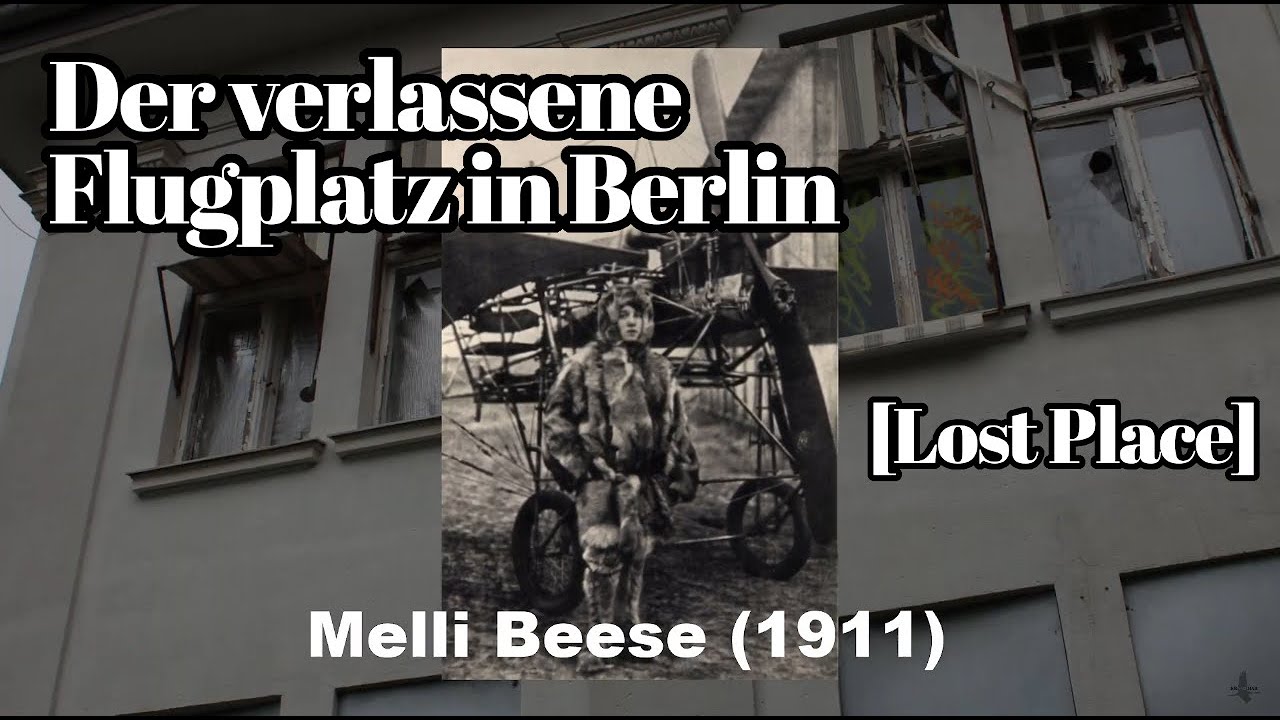 Verlassener Flugplatz Johannisthal,  die 1. dt. Pilotin M. Beese & der VEB Kühlautomat [Lost Place]