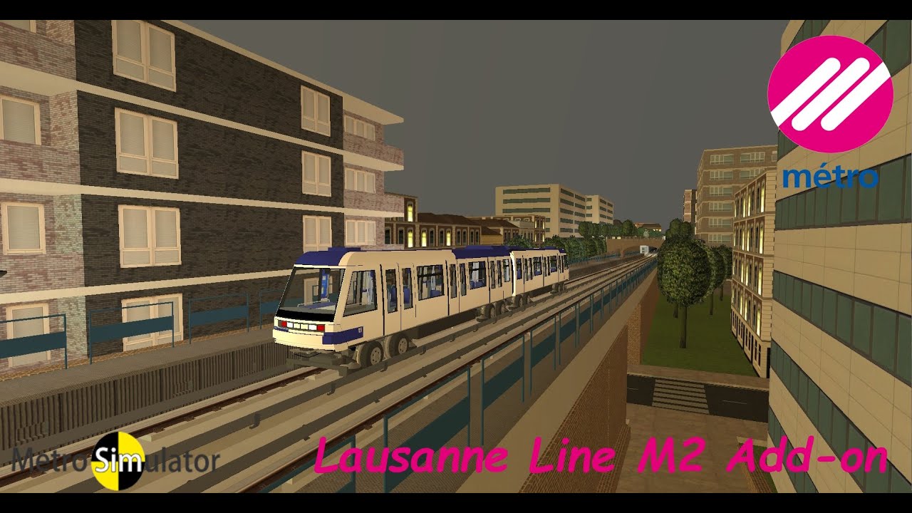 Metro Simulator Beta 3.18 Lausanne M2 Add-on