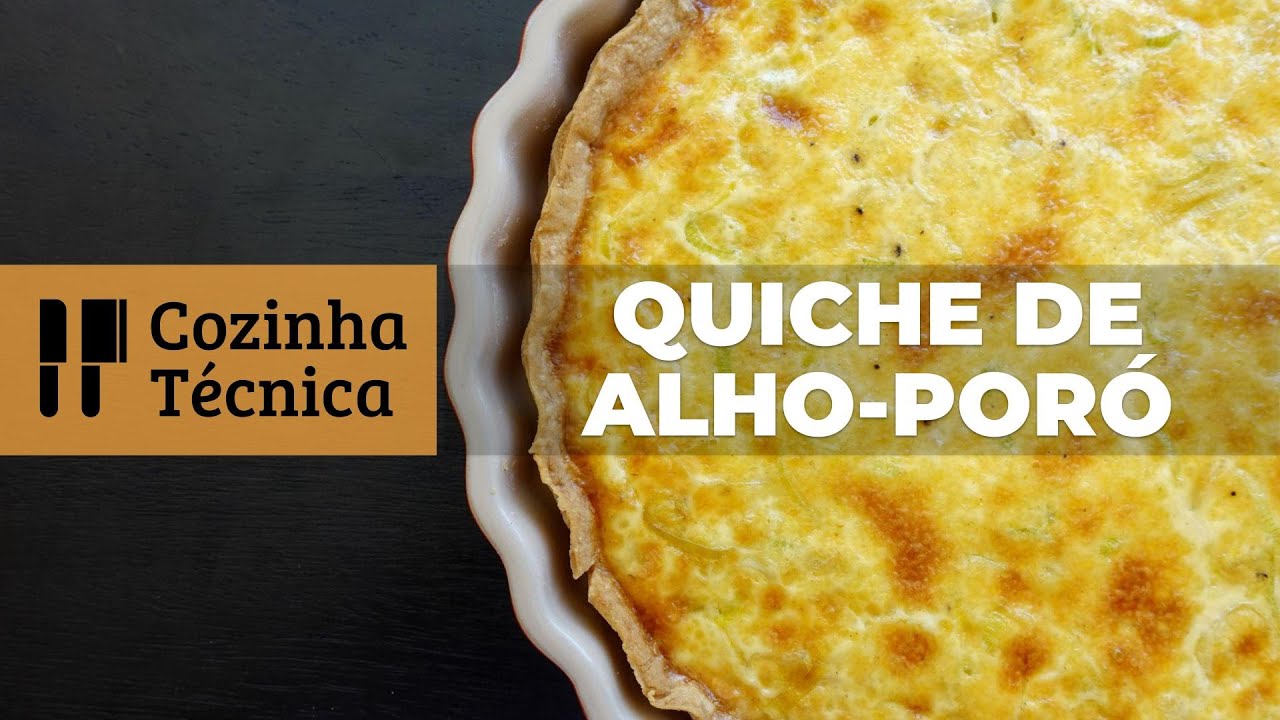 Quiche de Alho-Poró | Quiche de Alho Francês