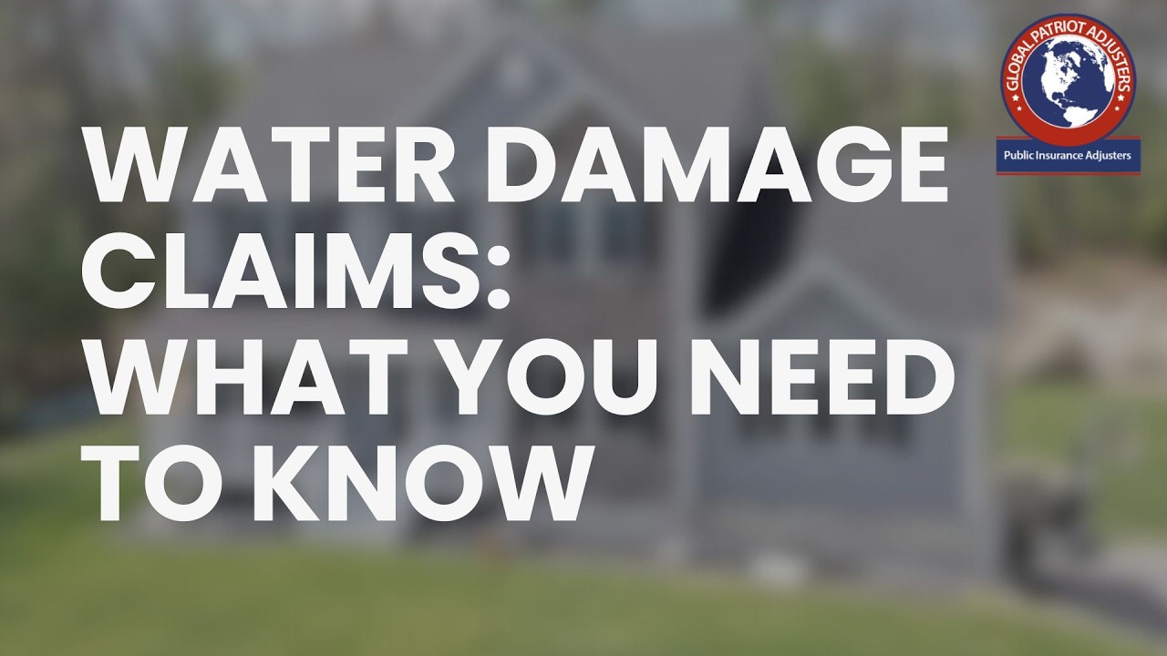 Water Damage Claims: What You Need to Know | Global Patriot Adjusters FAQ's #8