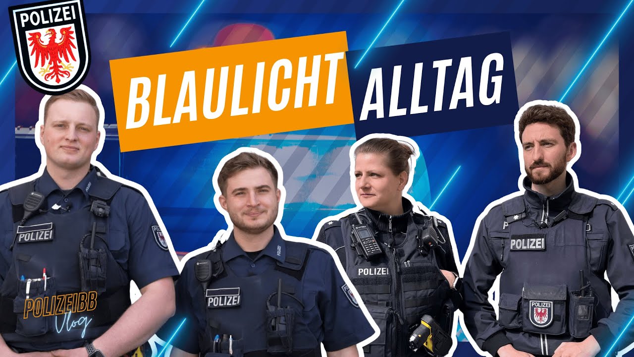 Streife im Einsatz: Verkehrsunfälle, Alkoholtests & mehr | Polizei Brandenburg Vlog #5