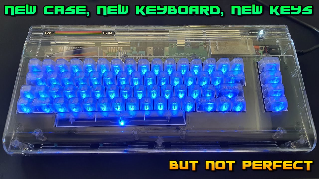 New Commodore 64 Breadbin bits! Cases, keyboards and keycaps