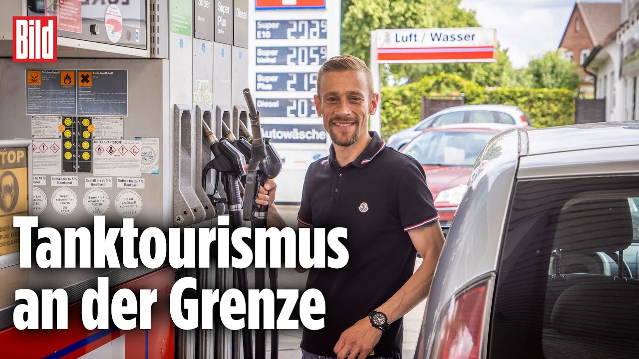 Niederländer tanken jetzt in Deutschland