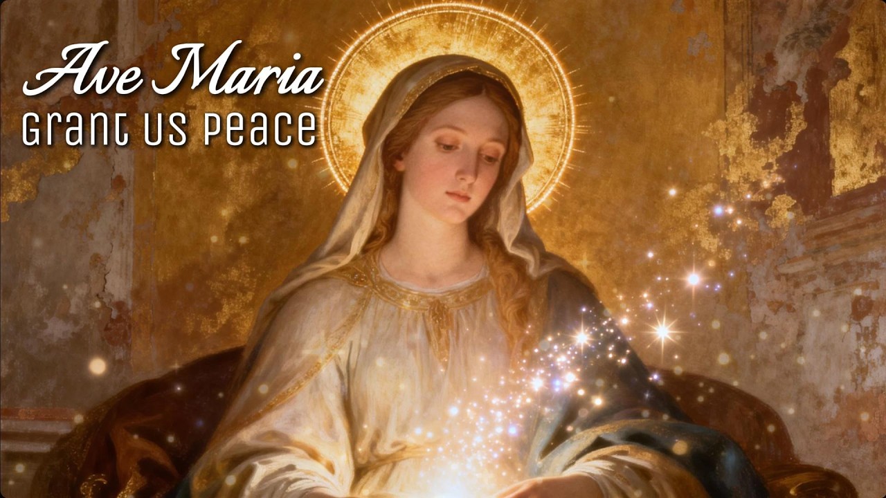Ave Maria🕯️Grant Us Peace | Gregorian Chant 432 Hz
