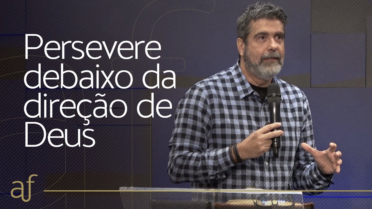 Persevere debaixo da direção de Deus | Pr. Helio Peixoto
