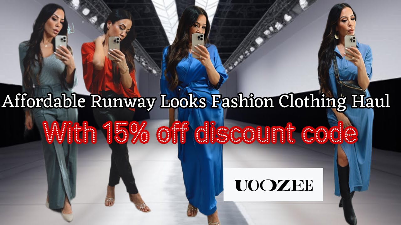UOOZEE: Affordable Runway Looks Clothing Haul & Review Part 2  |15% off Code #affordablefashion