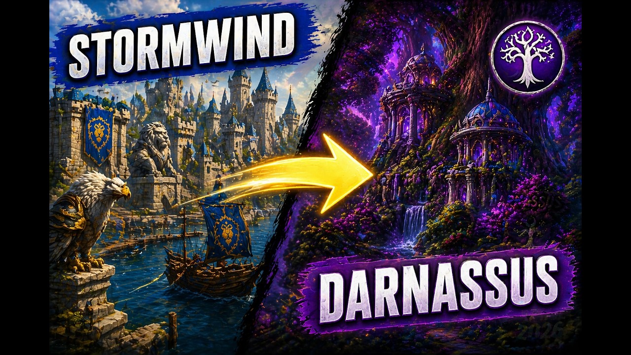 How to get from Stormwind to Darnassus Guide (WoW Retail 2026) &ndash; Fastest Route!