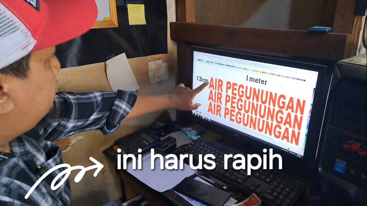 proses cutting sticker