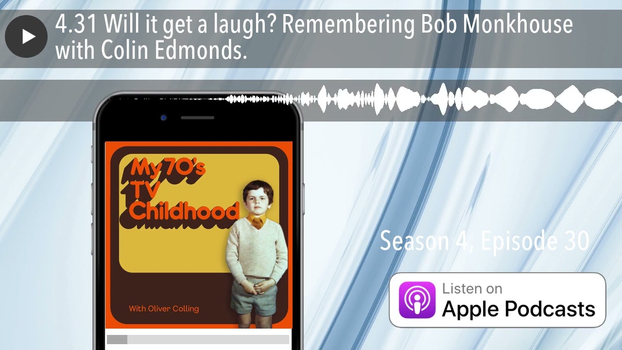 4.30 Will it get a laugh? Remembering Bob Monkhouse with Colin Edmonds.
