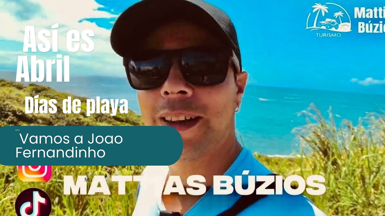ASÍ SON LOS DÍAS DE PLAYA DE ABRIL EN BÚZIOS BRASIL