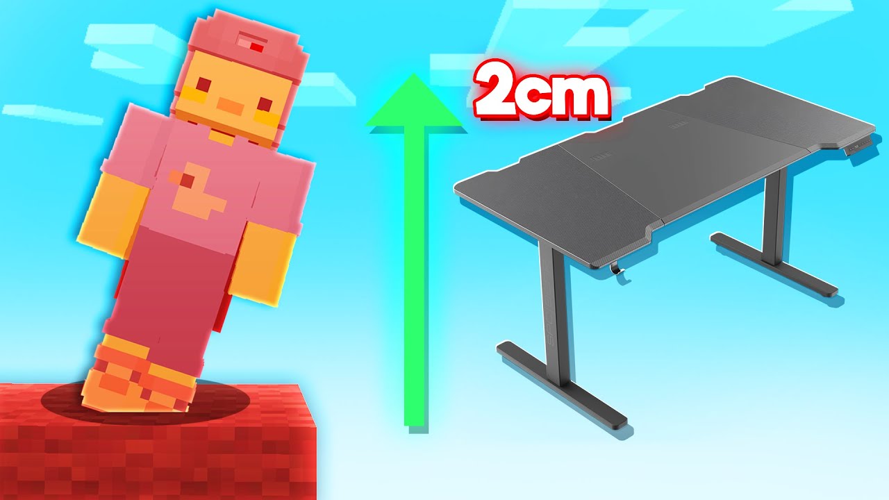 BEDWARS ale co KILL'A moje BIURKO ZWIĘKSZA SIĘ o 2cm!