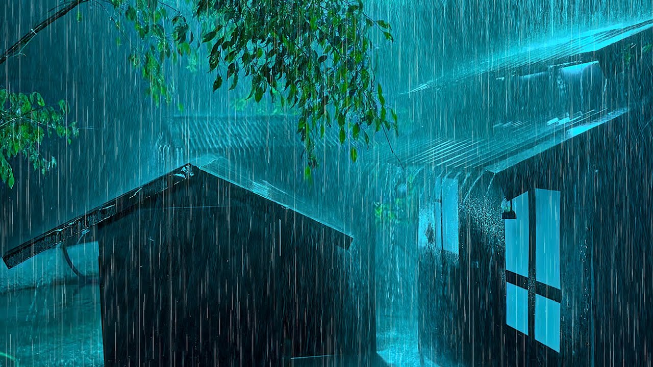 No Ads Rain Sounds for Sleeping | Quiet Night Rain to Relax the Brain and Body