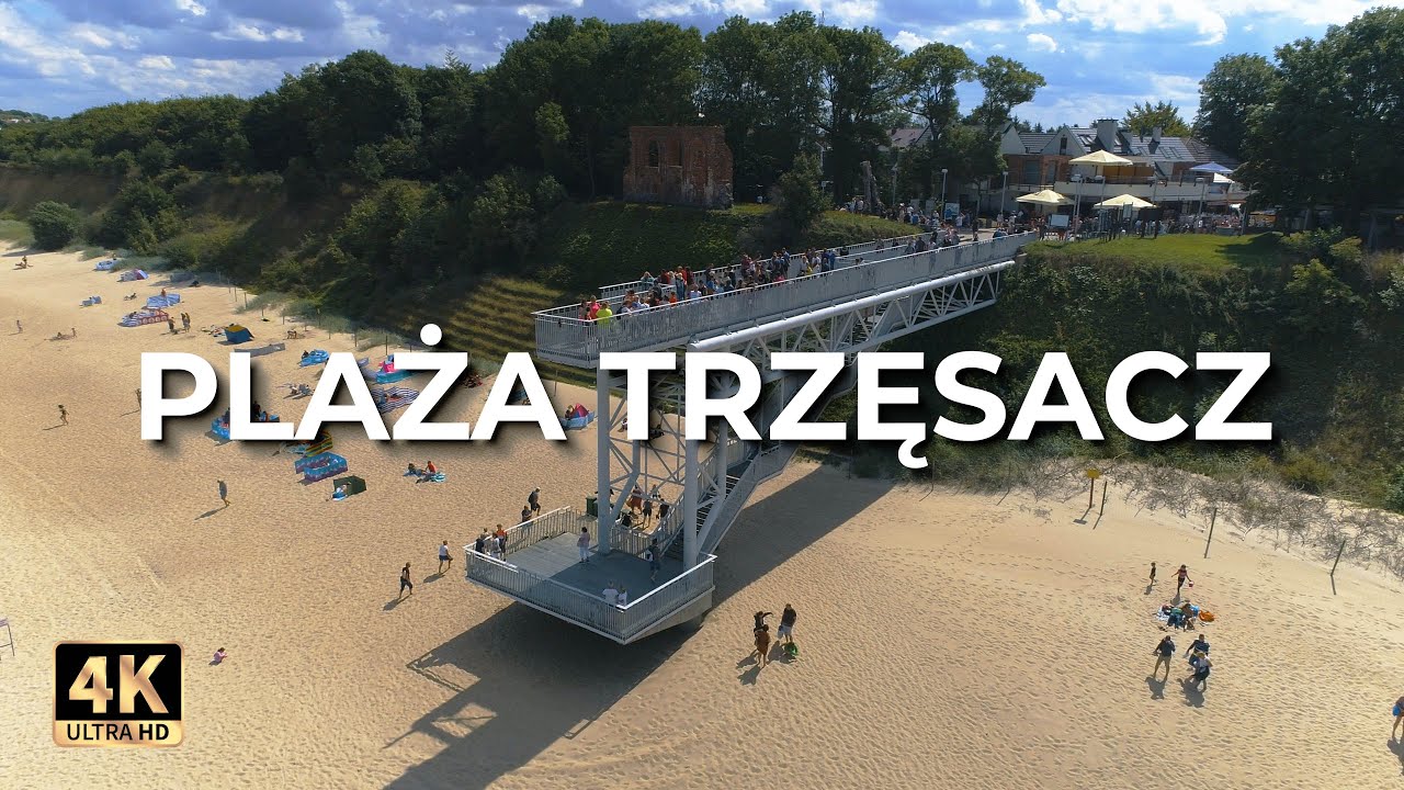 Plaża Trzęsacz z drona | Lato | LECE W MIASTO™ [4k]