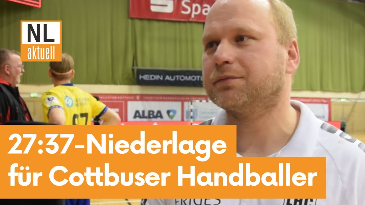 Cottbus | LHC-Trainer Andy Nötzel nach Niederlage gegen Rostock