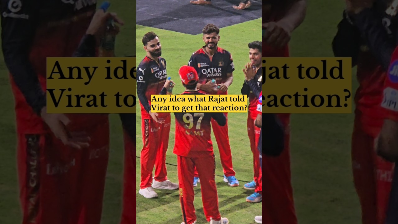 Virat Kohli and Rajat Patidar Conservation 🔥