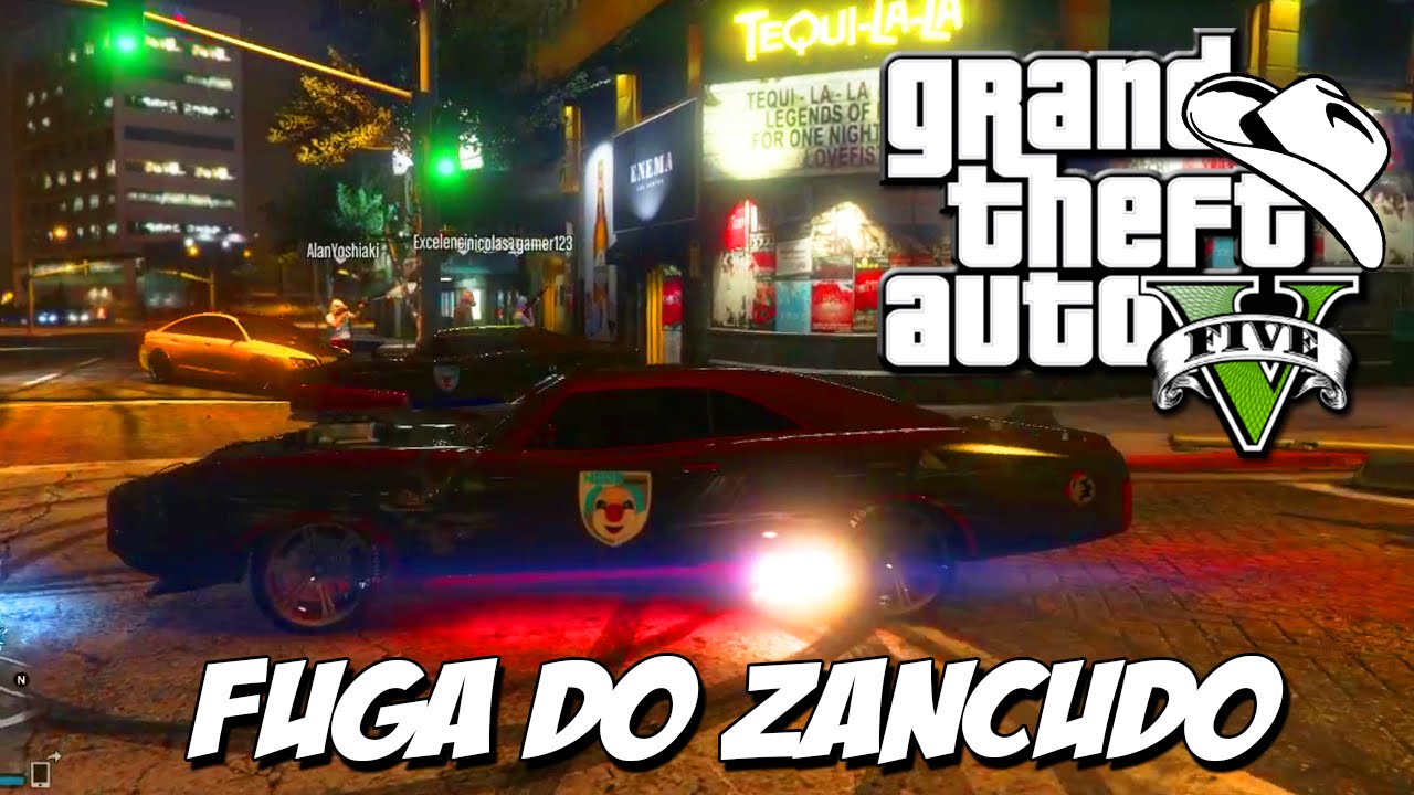 GTA 5 Online (PS4) - Glitch do Galinhão e Fuga sinistra do Zancudo