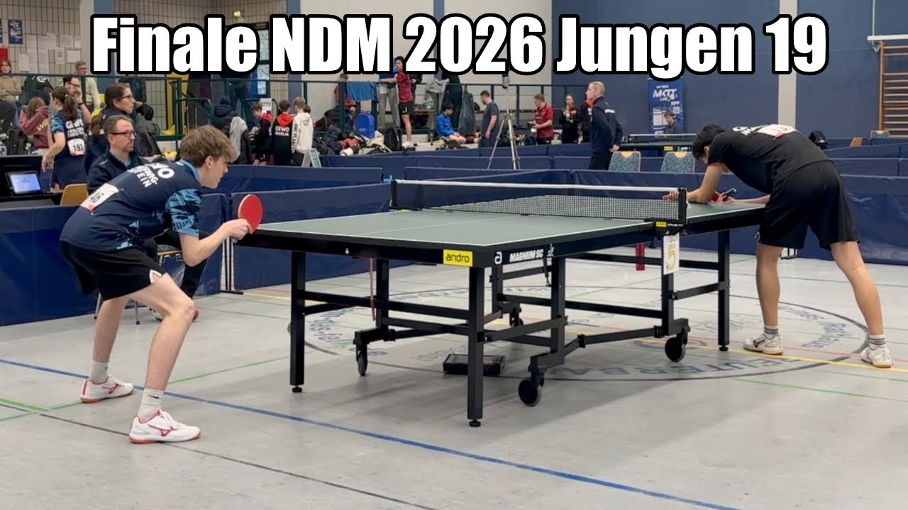 Finale NDM 2026 Jungen 19 | J. Zhang (HaTTV) vs L. Jalaß (TTVSH) | Full Match