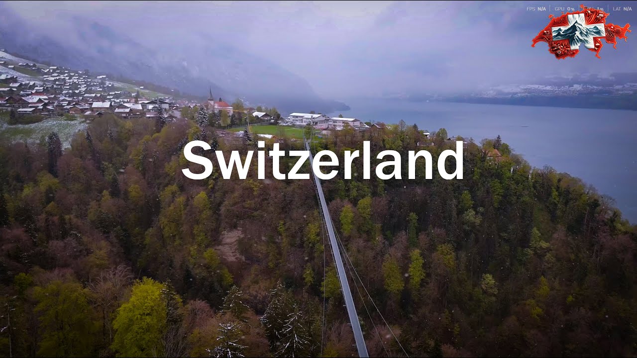 Inspired by the series 'Crash Landing on You' #switzerland #nature #drone #swissvillage #asmr 🇨🇭🇨🇭❄️