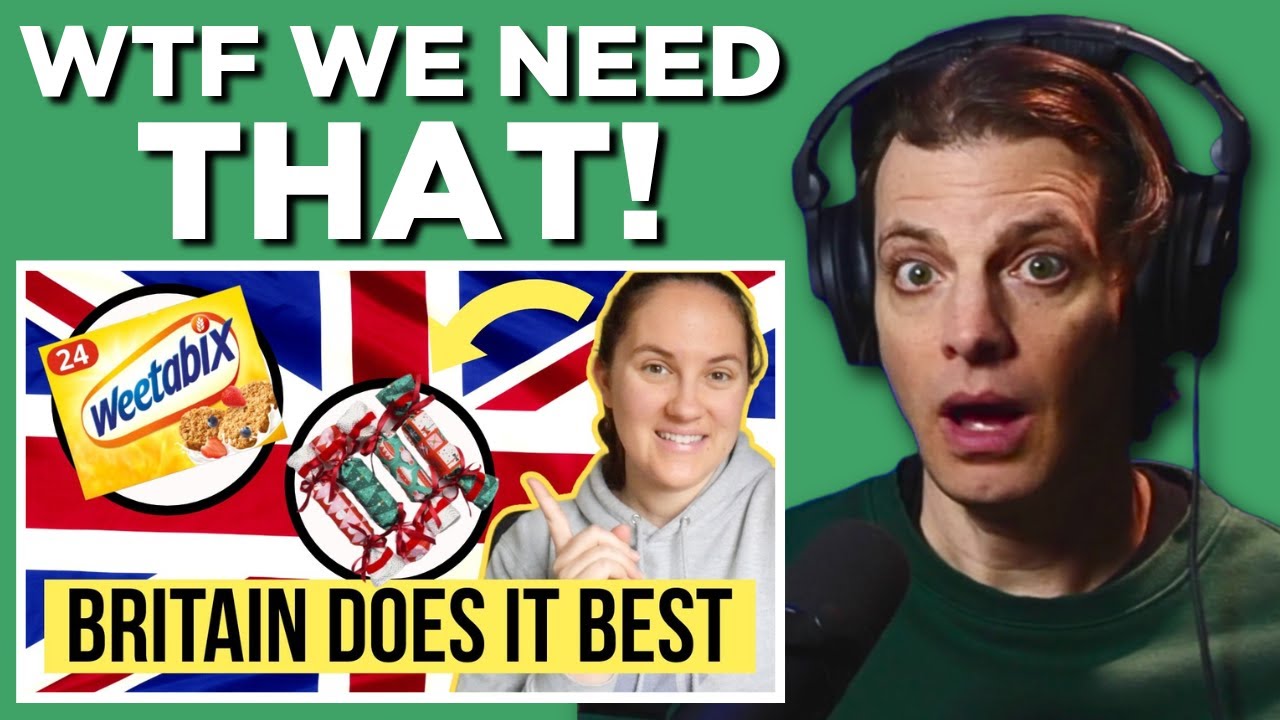 American Reacts to 9 British Things The Rest Of The World Really Needs!
