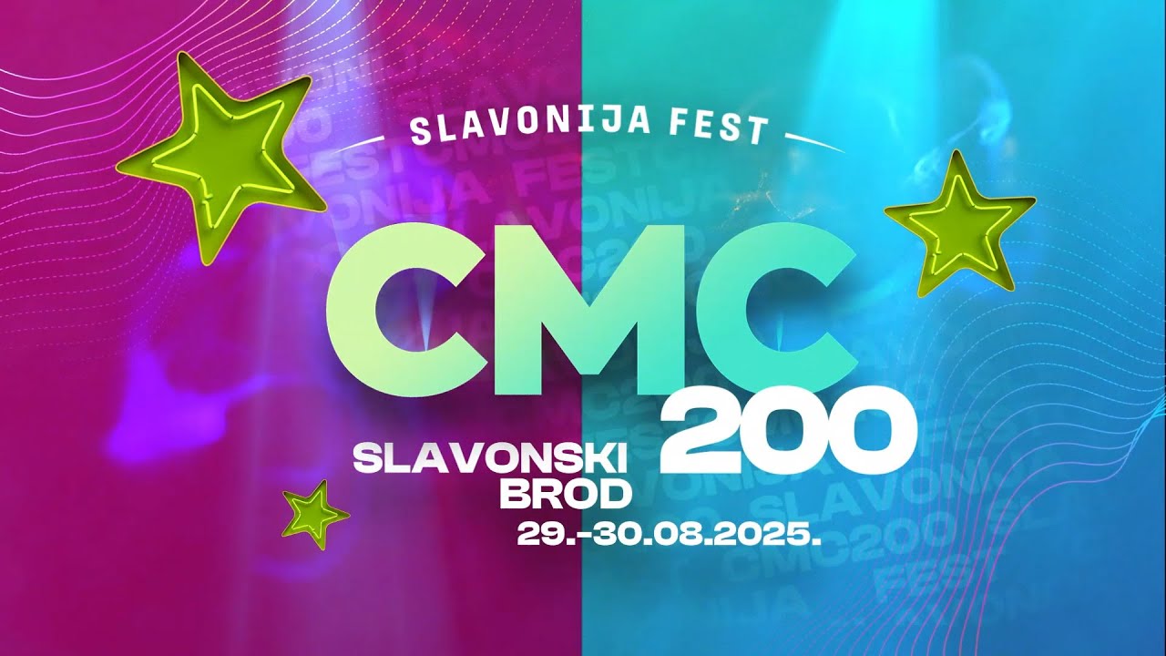 CMC NEWS 8.8.2025. -  TV EYE i Žoržet stižu na CMC 200 Slavonija Fest, Artan Lili, Yoshka