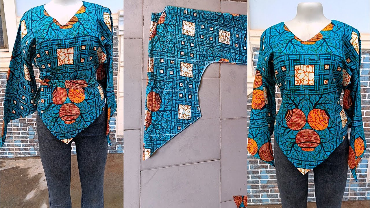 How To Cut and Sew a Simple Trendy Top with 10 minutes