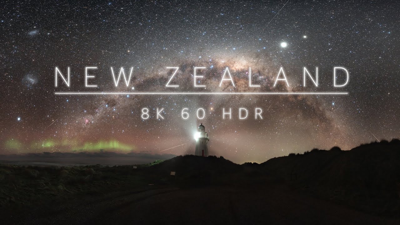 NEW ZEALAND  l  8K 60 HDR 紐西蘭