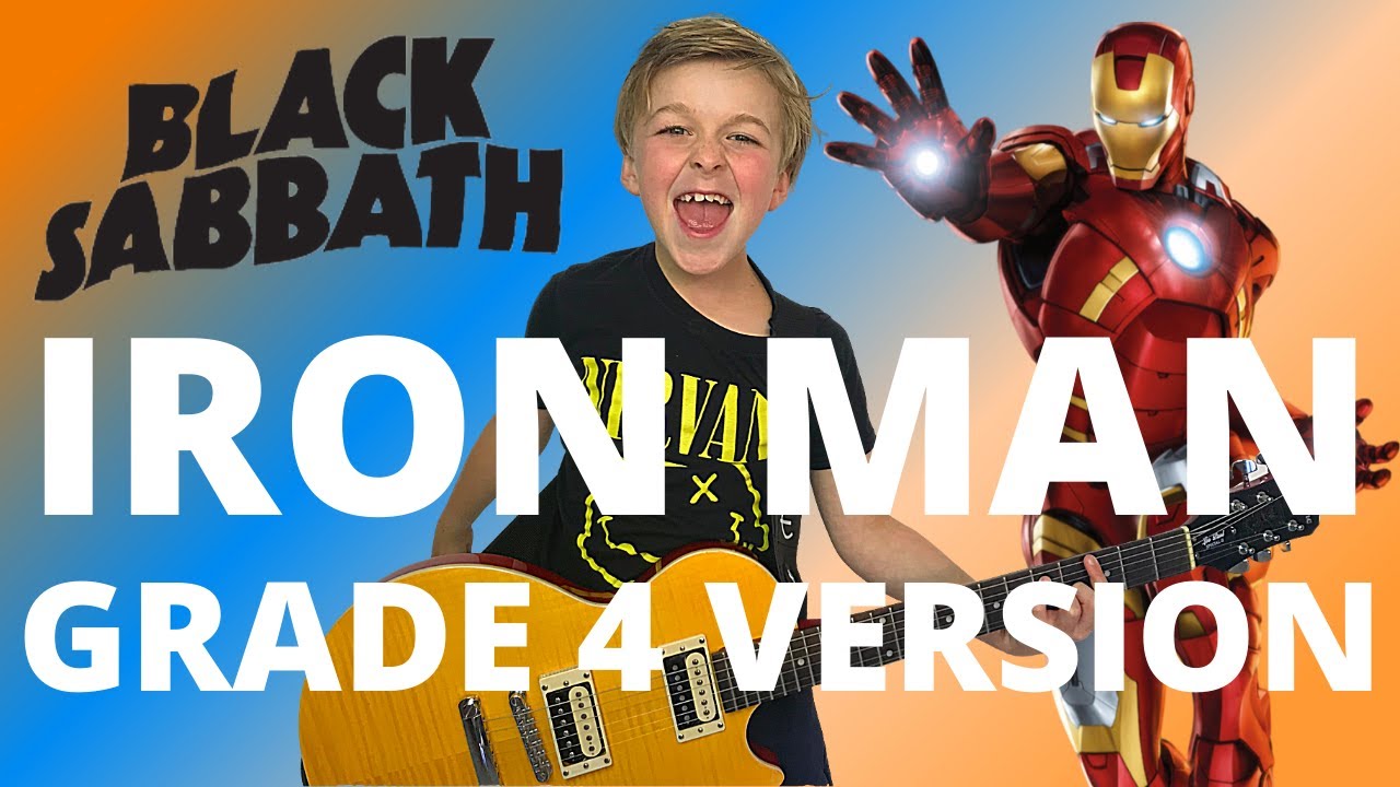 Iron Man, Grade 4 Version, RSL/Rockschool, Harry Age 8, Black Sabbath Guitar Cover #kidguitarist