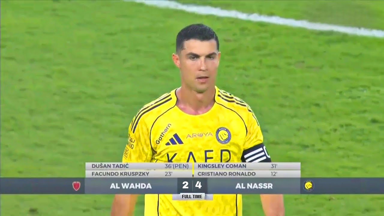 FULL HIGHLIGHT AL NASSR VS AL WAHDA (4-2) | FRIENDLY MATCH | RONALDO GOAL | FANS CAMERA