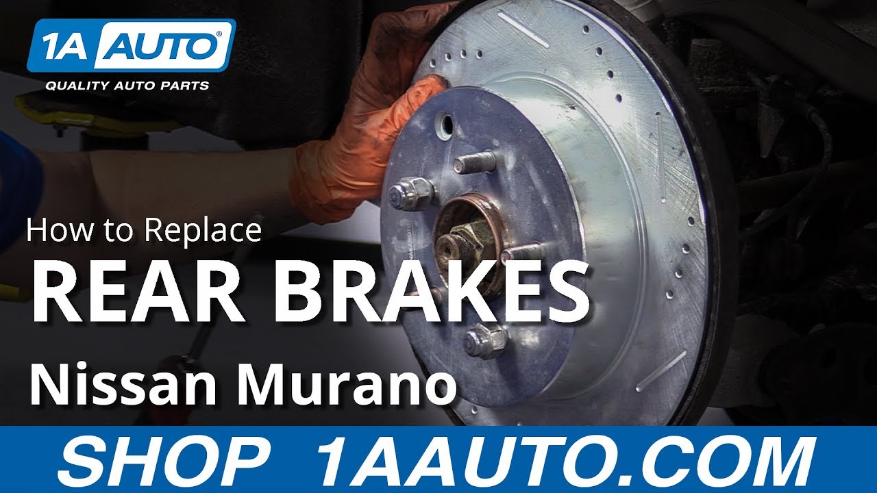 How to Replace Rear Brakes 09-14 Nissan Murano