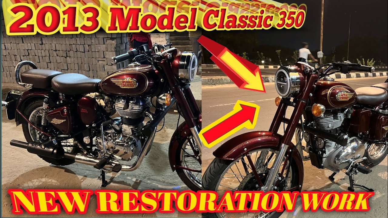 2012 Model Royal 👍Enfield Classic 350 | Full New repaint and modifications | And👉 restoration work 🤘