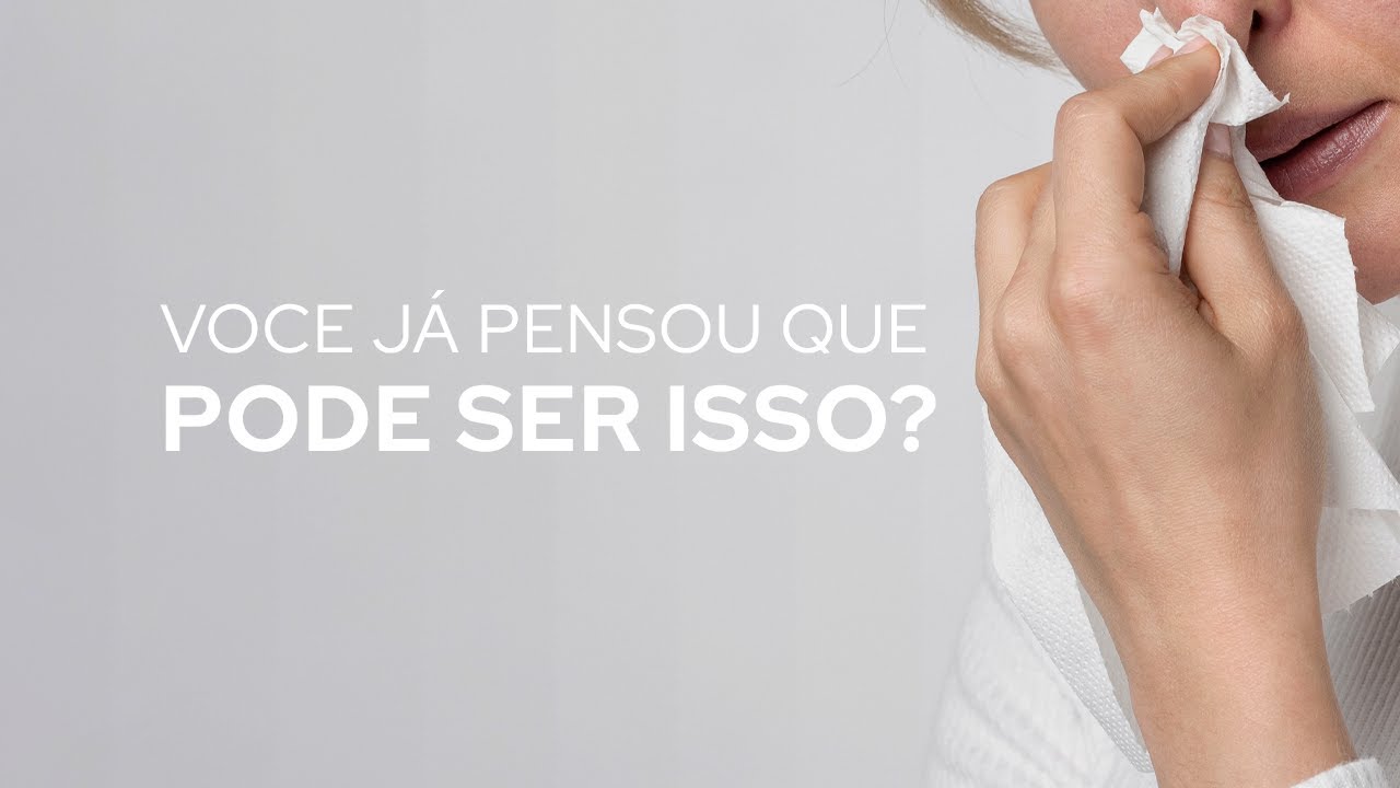 Sinusite ou rinite podem causar mau hálito!