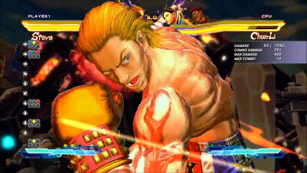 SF x TK Steve combos