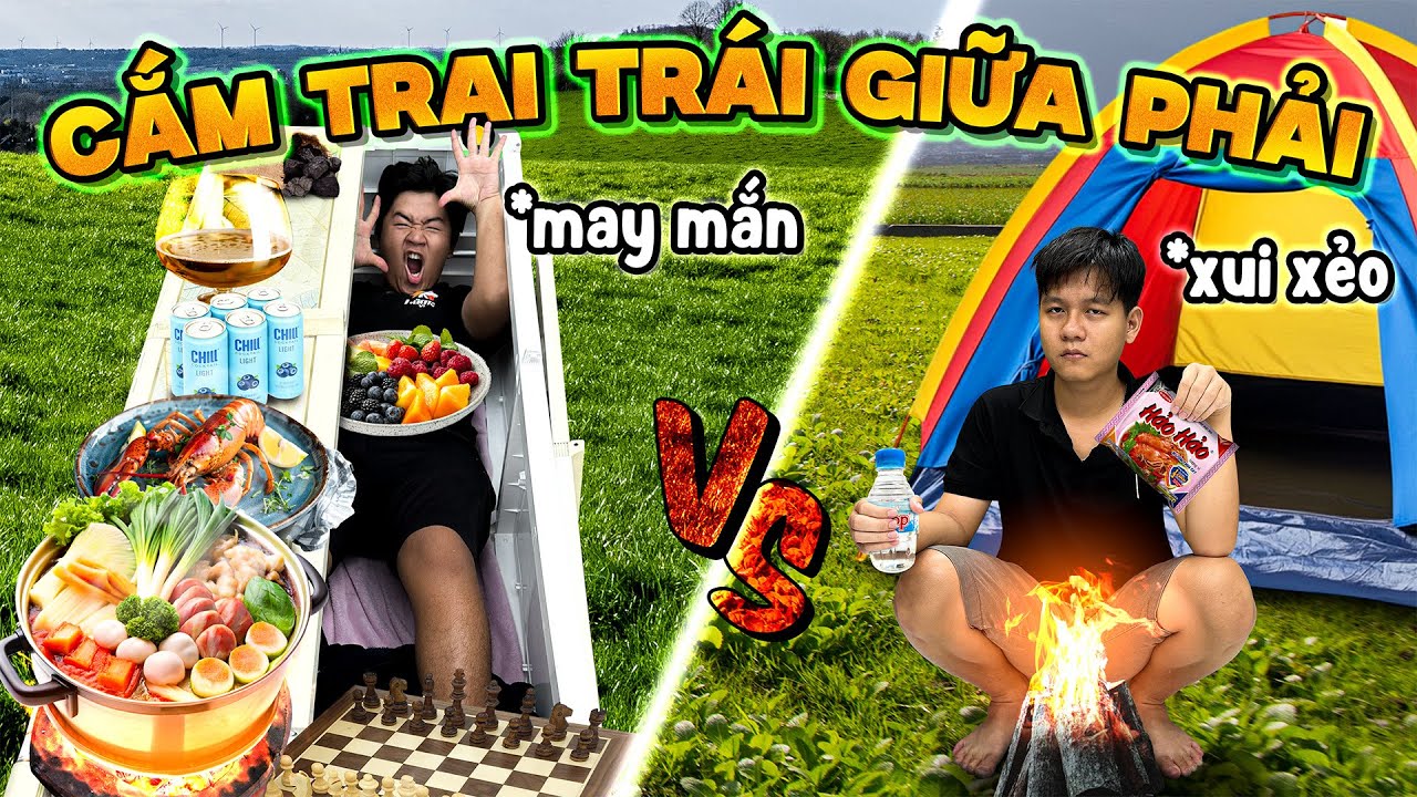 24h Cắm Trại Theo Trái Giữa Phải