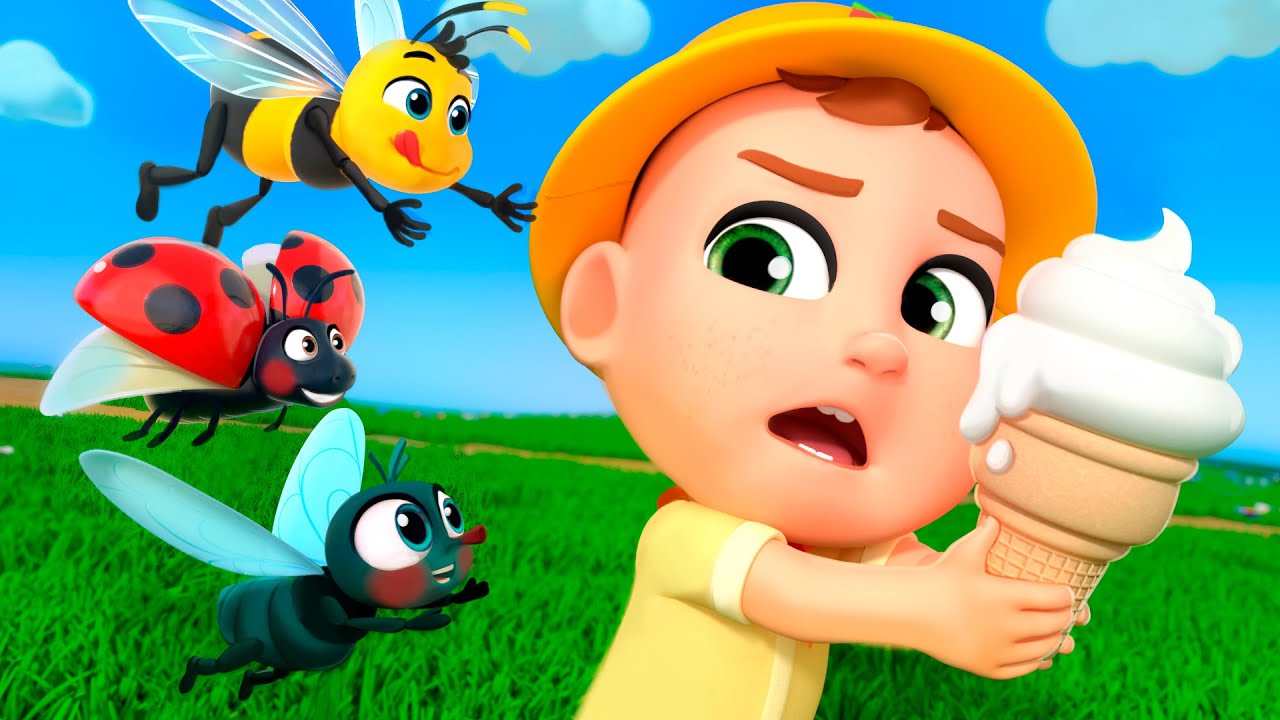 Shoo Fly Song | Children Help Insects | Lalafun Nursery Rhymes & Kids Songs