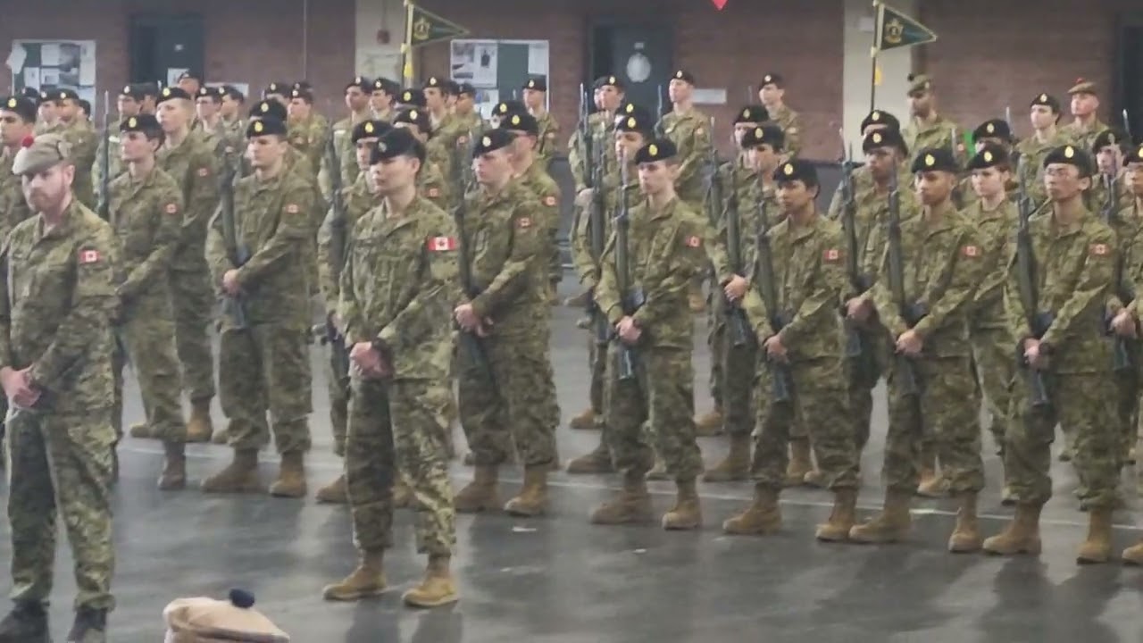 32nd Brigade Canadian Armed Forces BMQ graduation ceremony 29 March 2025