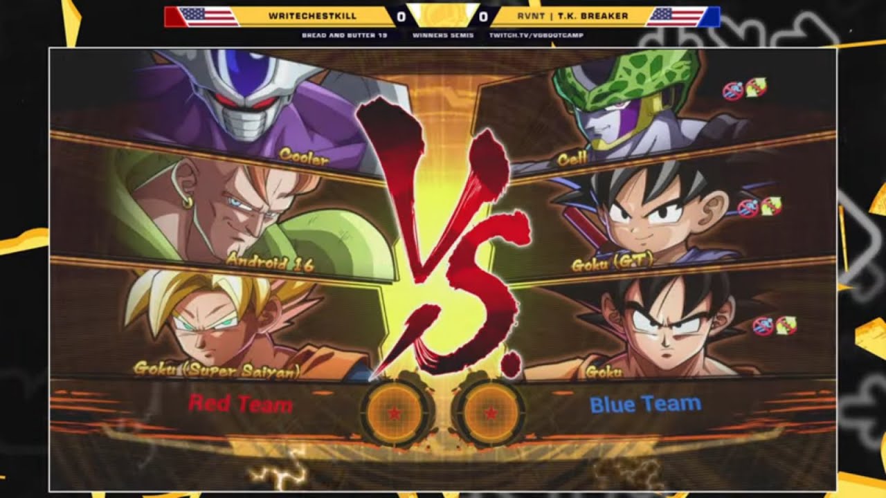 BnB 19 DBFZ - WritechestKill Vs. T.K. Breaker - Dragon Ball FighterZ Winners Semis