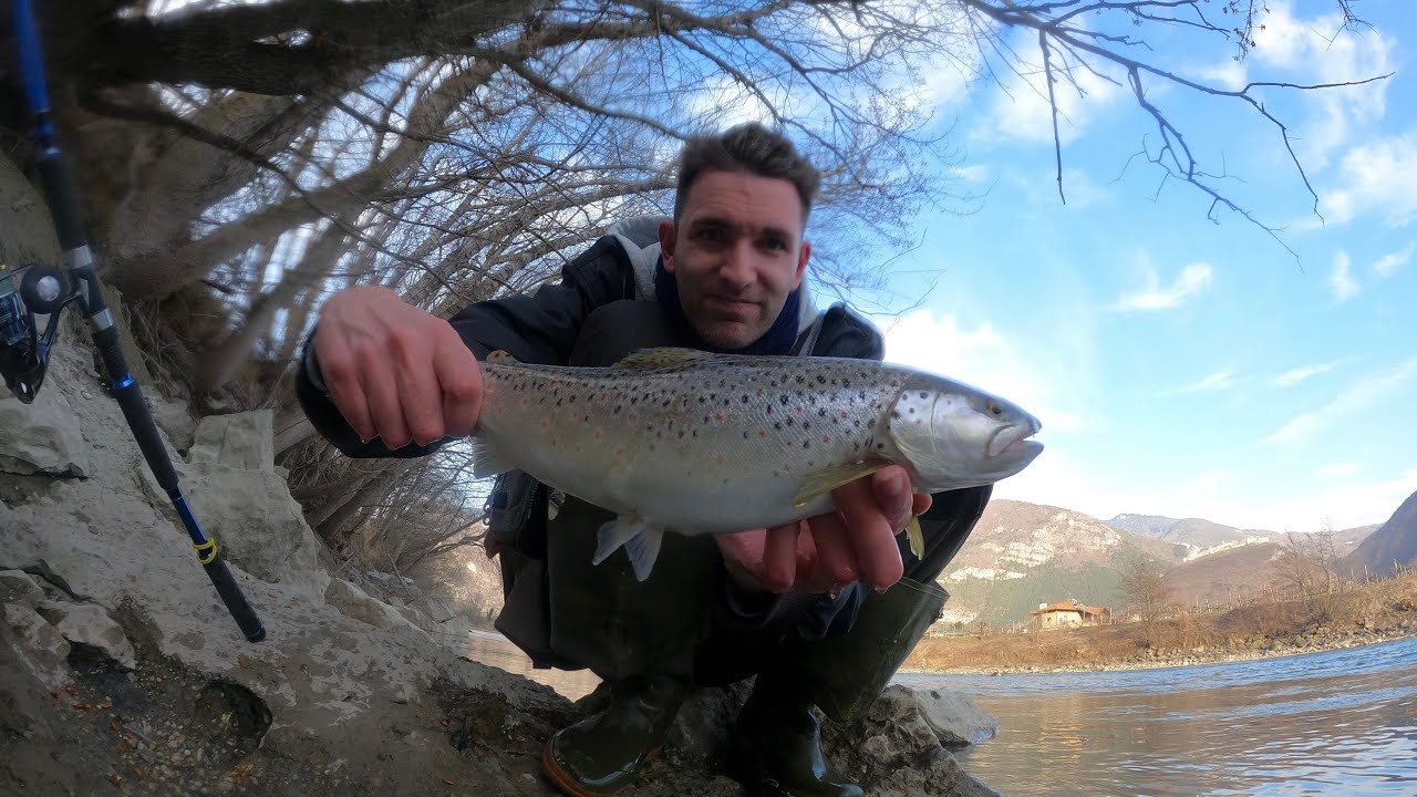 Pesca spinning fiume adige