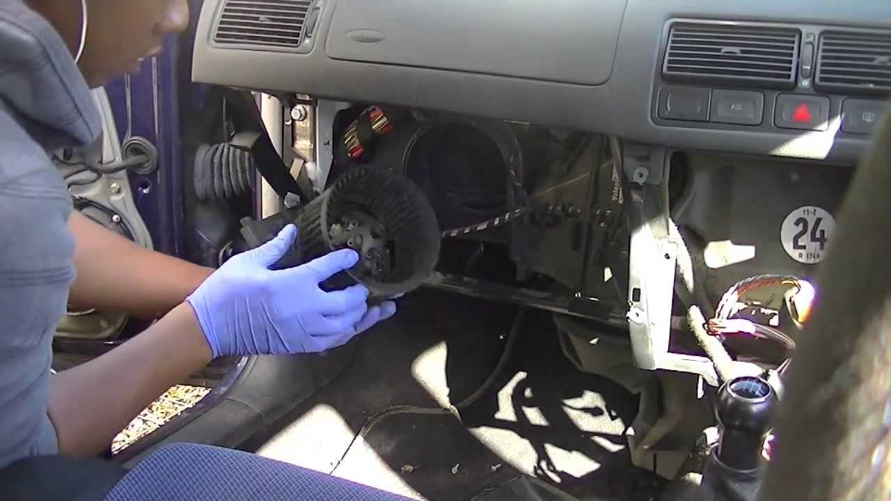 VW Golf Mk4 Resistor & Blower Motor Removal (Simple, Easy, Steps)