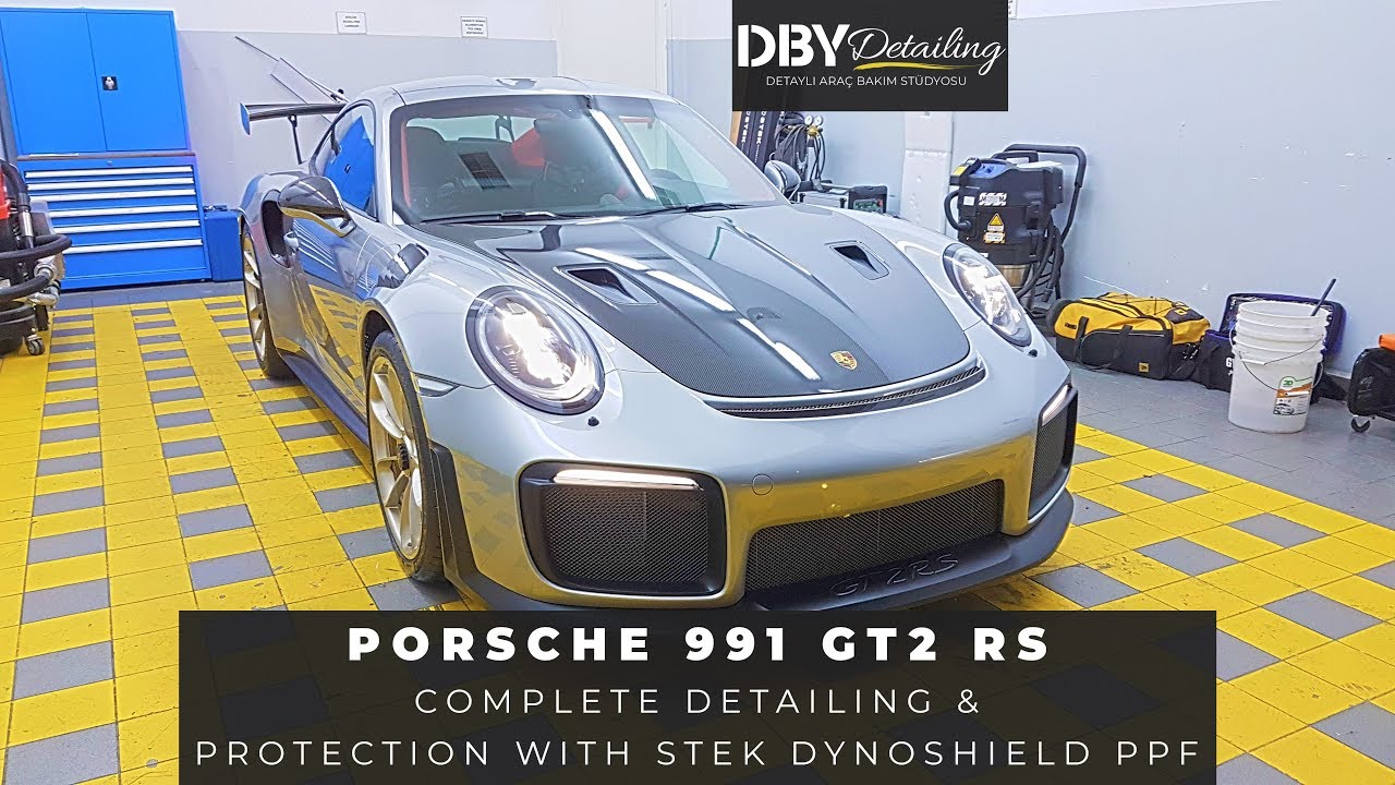 Türkiye'de İlk ve Tek! Porsche 911 GT2 RS Komple Şeffaf Kaplama ve Detay Uygulamaları !