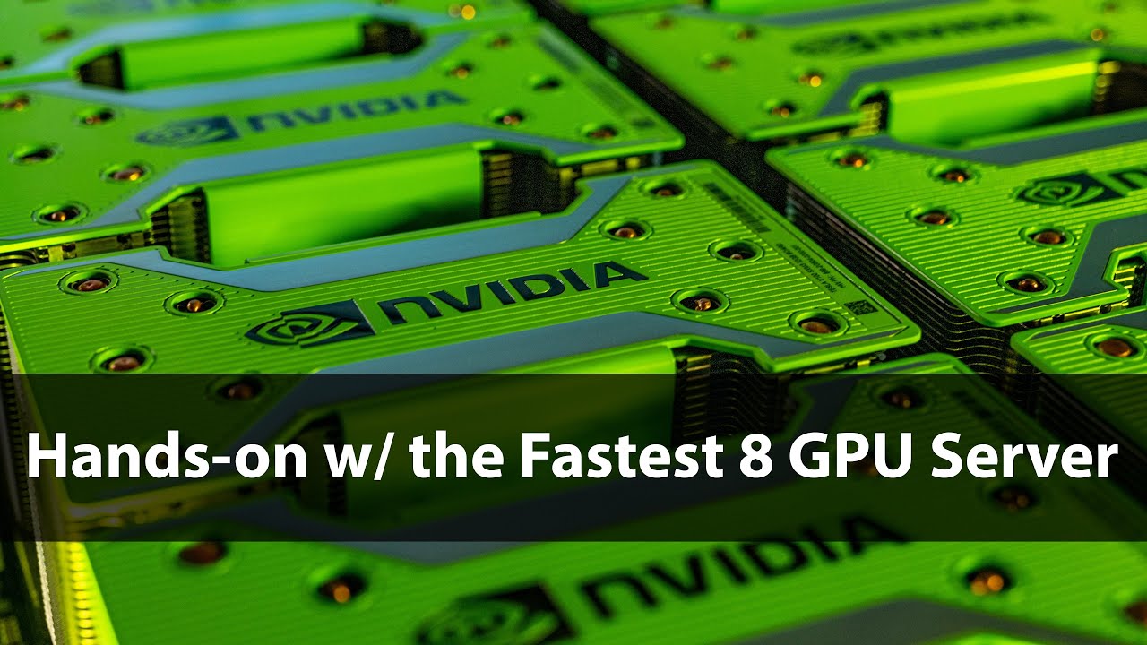 Hands-on with an 8x NVIDIA Tesla V100 SXM3 Server with NVSwitch