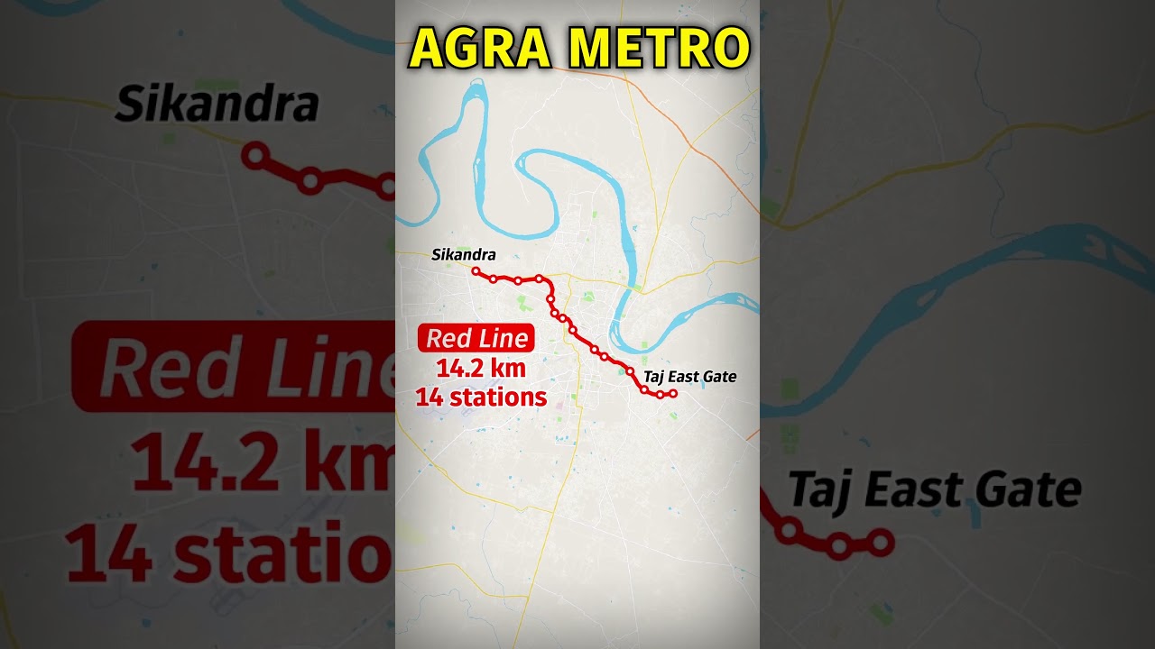 UP's Latest Metro Network: Agra Metro