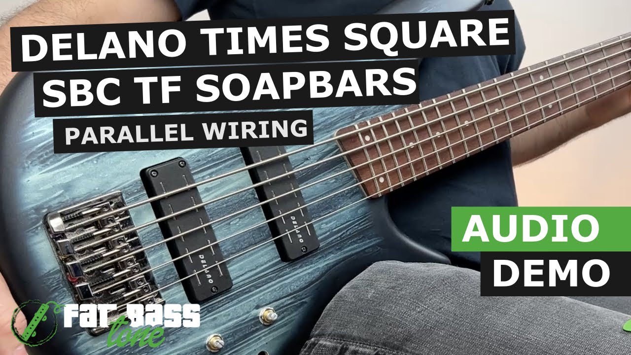 Delano Times Square SBC TF (Parallel Wiring) Soapbar Pickups Demo