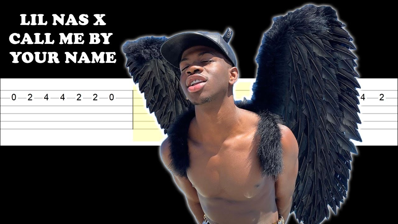 Lil Nas X - (Montero) Call Me By Your Name (Easy Guitar Tabs Tutorial)