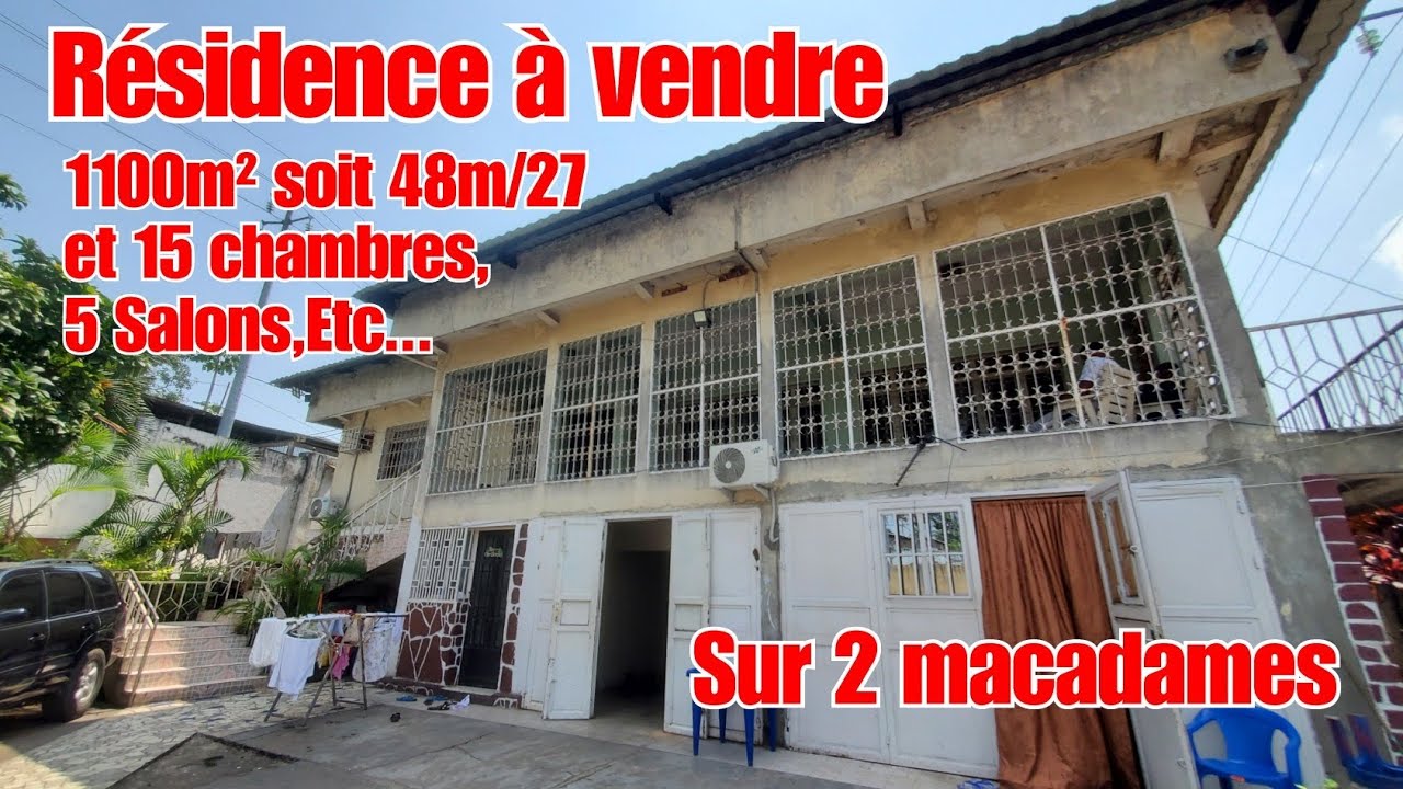 👉RÉSIDENCE MISE EN VENTE SUR 2 MACADAMES DANS MA COMMUNE DE NGALIEMA BINZA-PIGEON