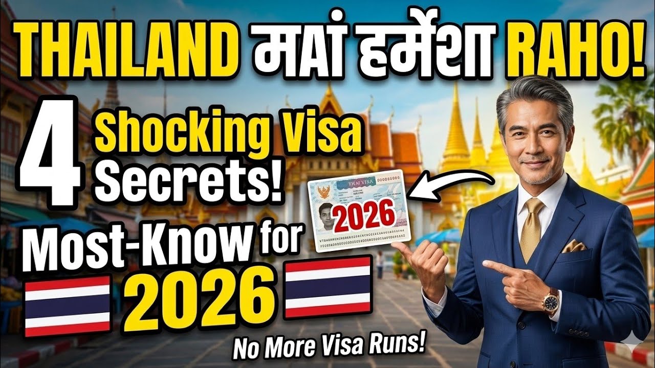 How to Stay in Thailand Long-Term | 4 Visa Options You Must Know 2026 🇹🇭