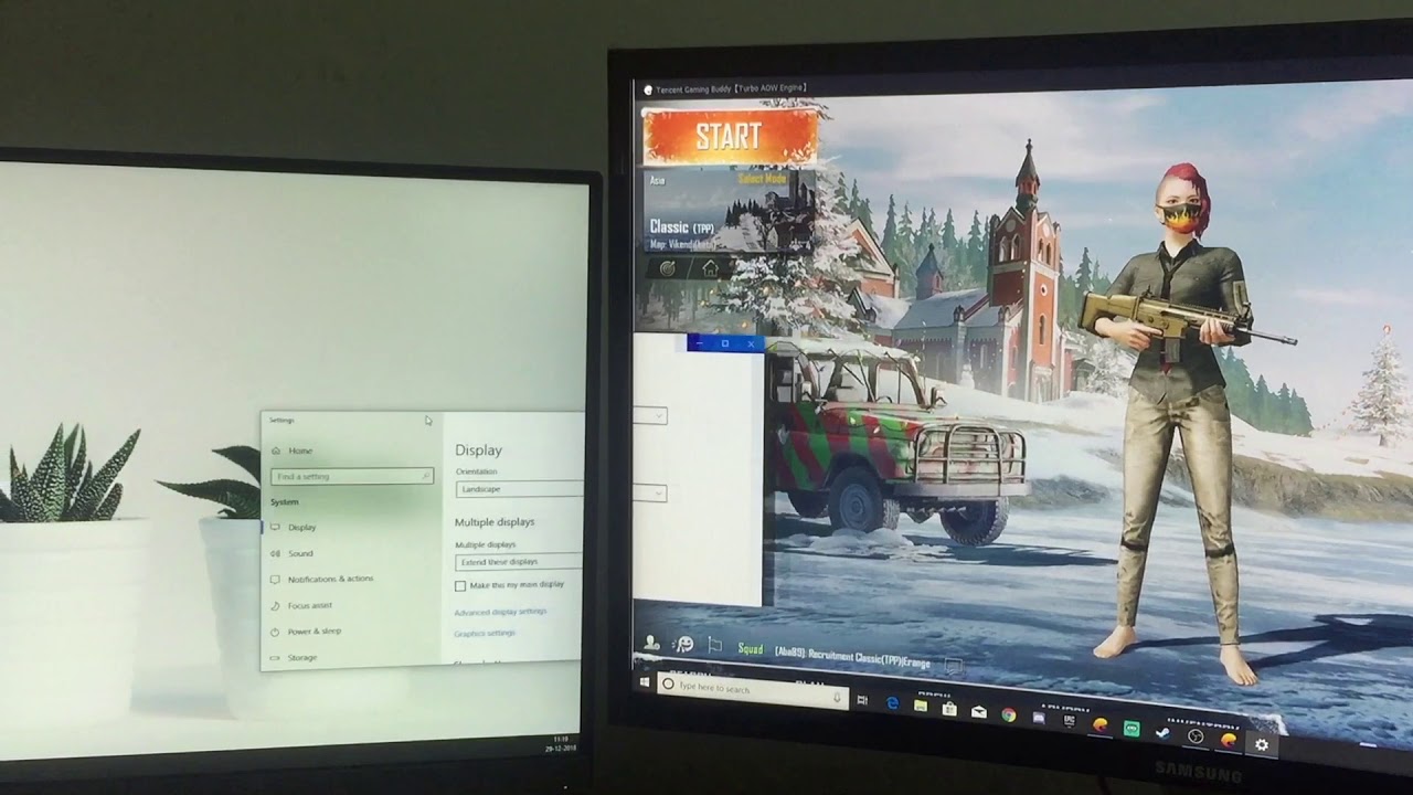 Dual Monitor Setup for Gaming and Streaming on Same PC || HINDI 2019