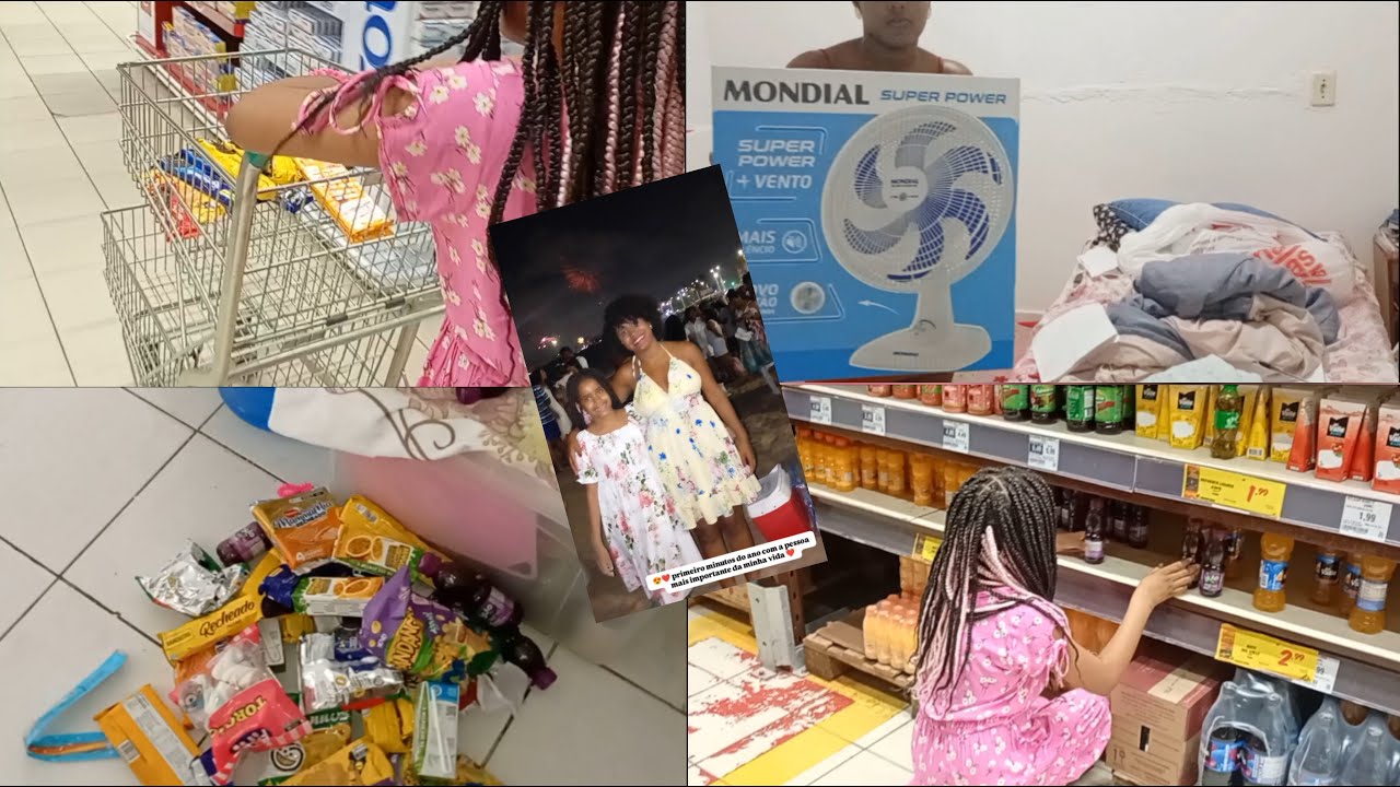 COMPRANDO MAIS MERENDA, MEU VENTILADOR  NOVO E NOSSO REVEILLON